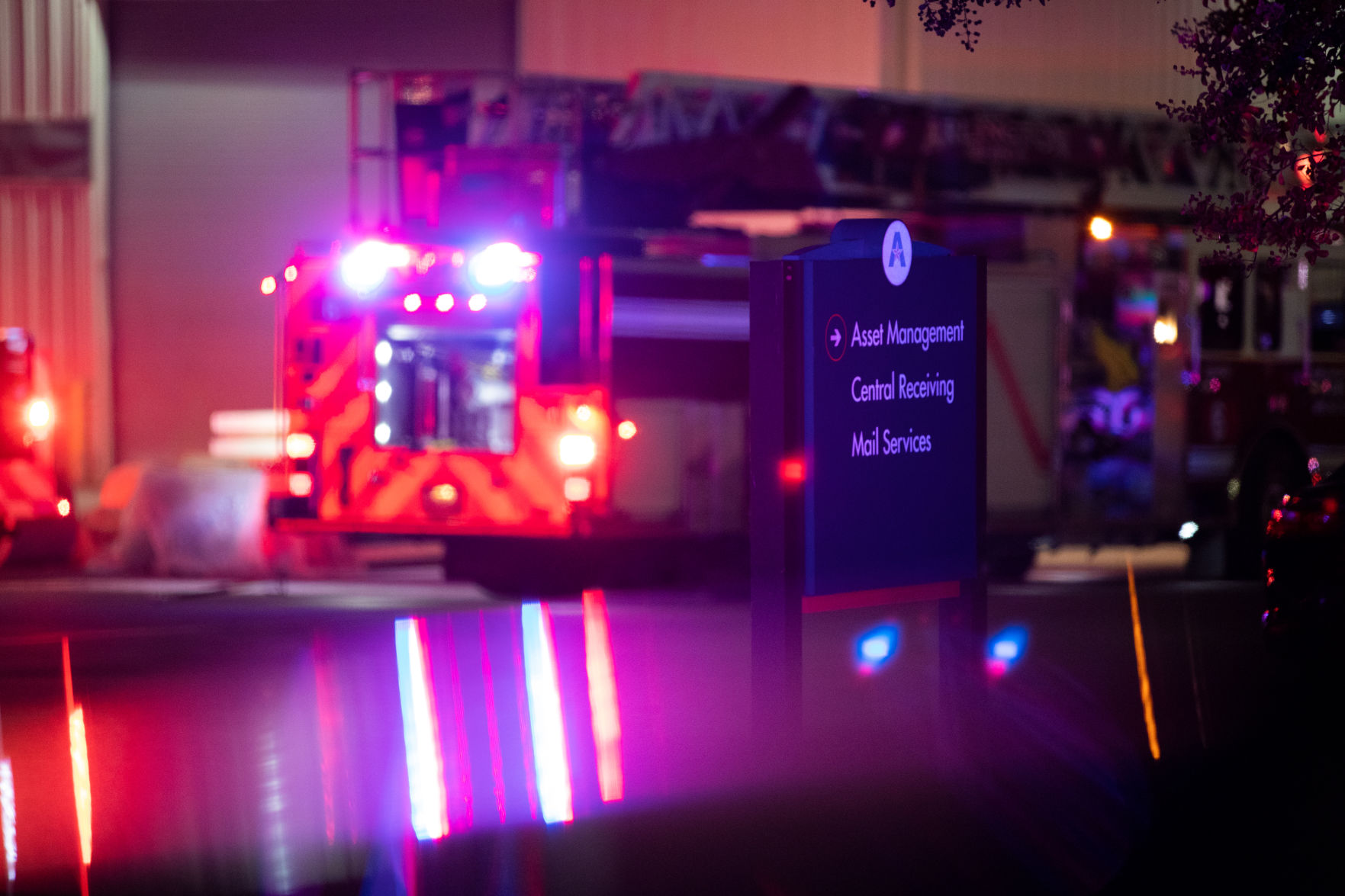Structure catches fire near Civil Engineering Laboratory Building